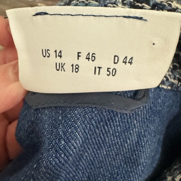 AKRIS PUNTO - Tweed Spread Collar Jacket Sz 14 - Picture 11 of 11